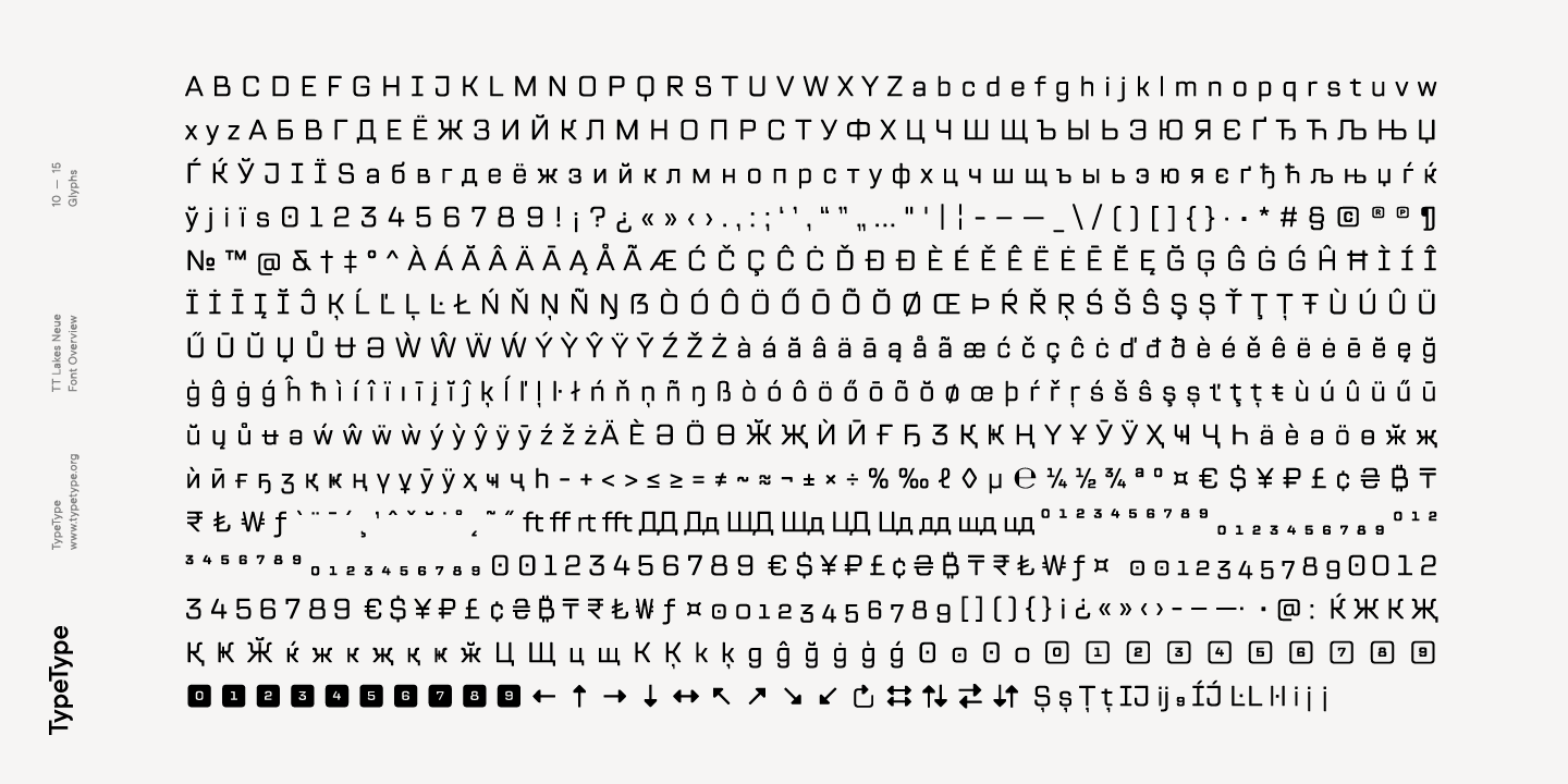 Пример шрифта TT Lakes Neue Light Italic